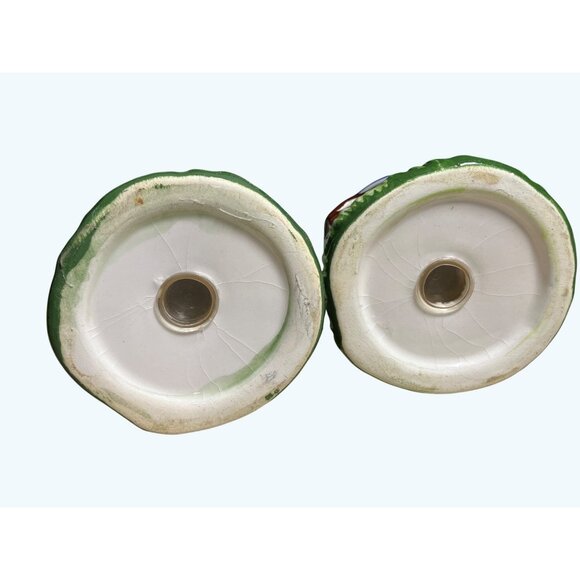 Hand-Painted Ceramic Lighthouse Salt & Pepper Shakers Coastal Kitchen Decor - Picture 8 of 10